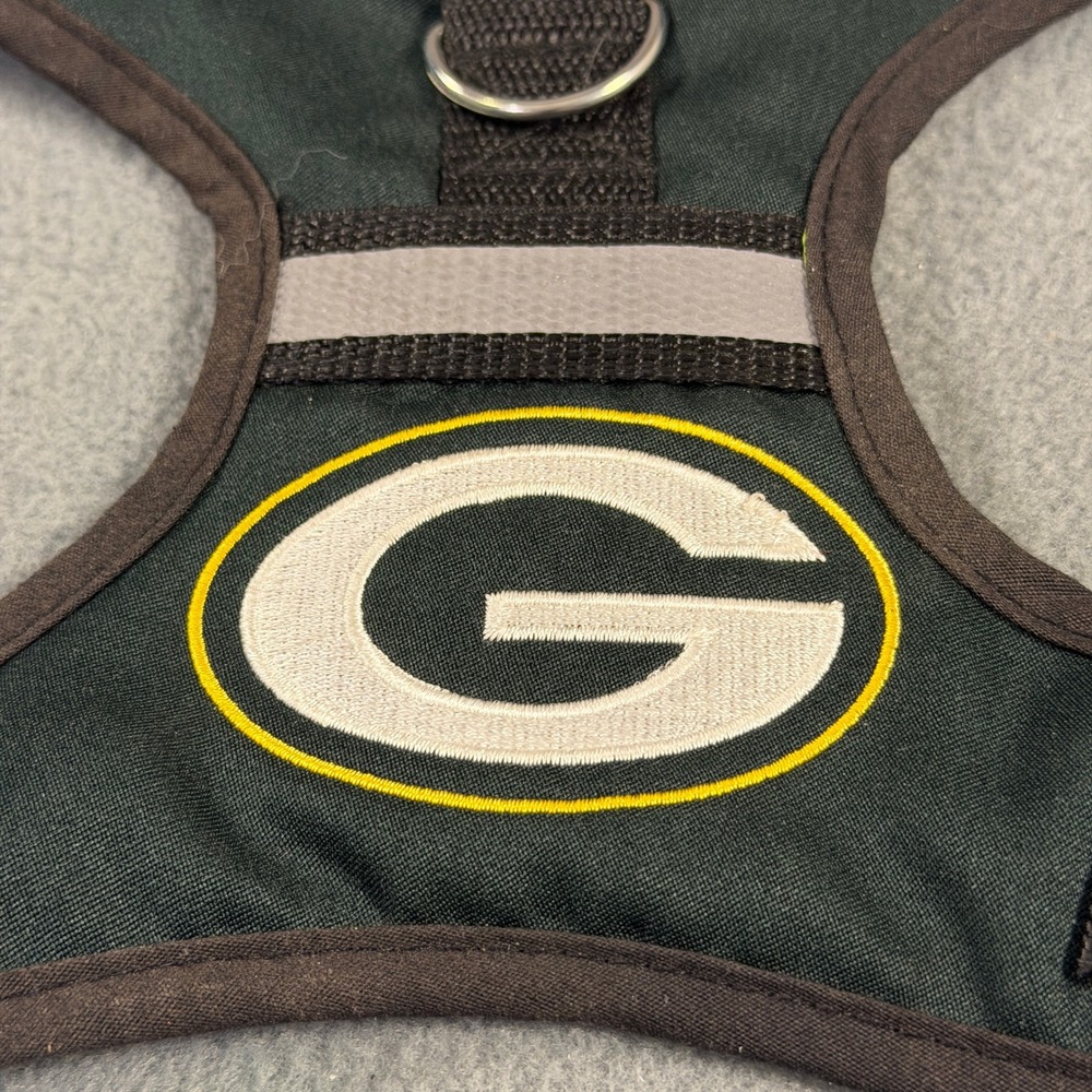 Pets First Green Bay Packers Dog Harness‎ Mesh Vest Small NFL Green 183271115
